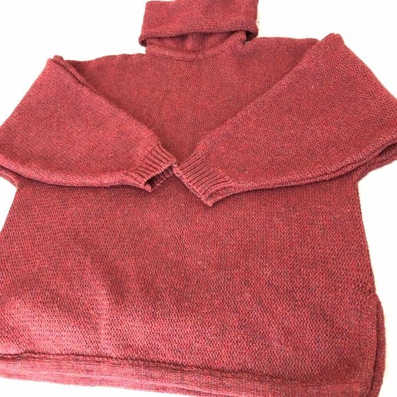 Vintage real wool chunky boho knit sweater by Ramsay of Dublin made - Picture 5 of 12